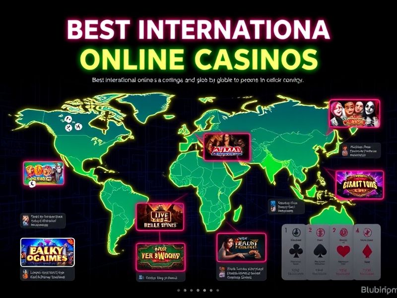 Explore expert reviews and rankings of the best international online casinos for 2024. Compare trusted platforms, game variety, bonuses, and security to find your ideal gambling destination.