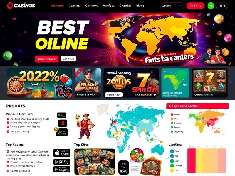 Explore expert reviews and rankings of the best international online casinos for 2024. Compare trusted platforms, game variety, bonuses, and security to find your ideal gambling destination.